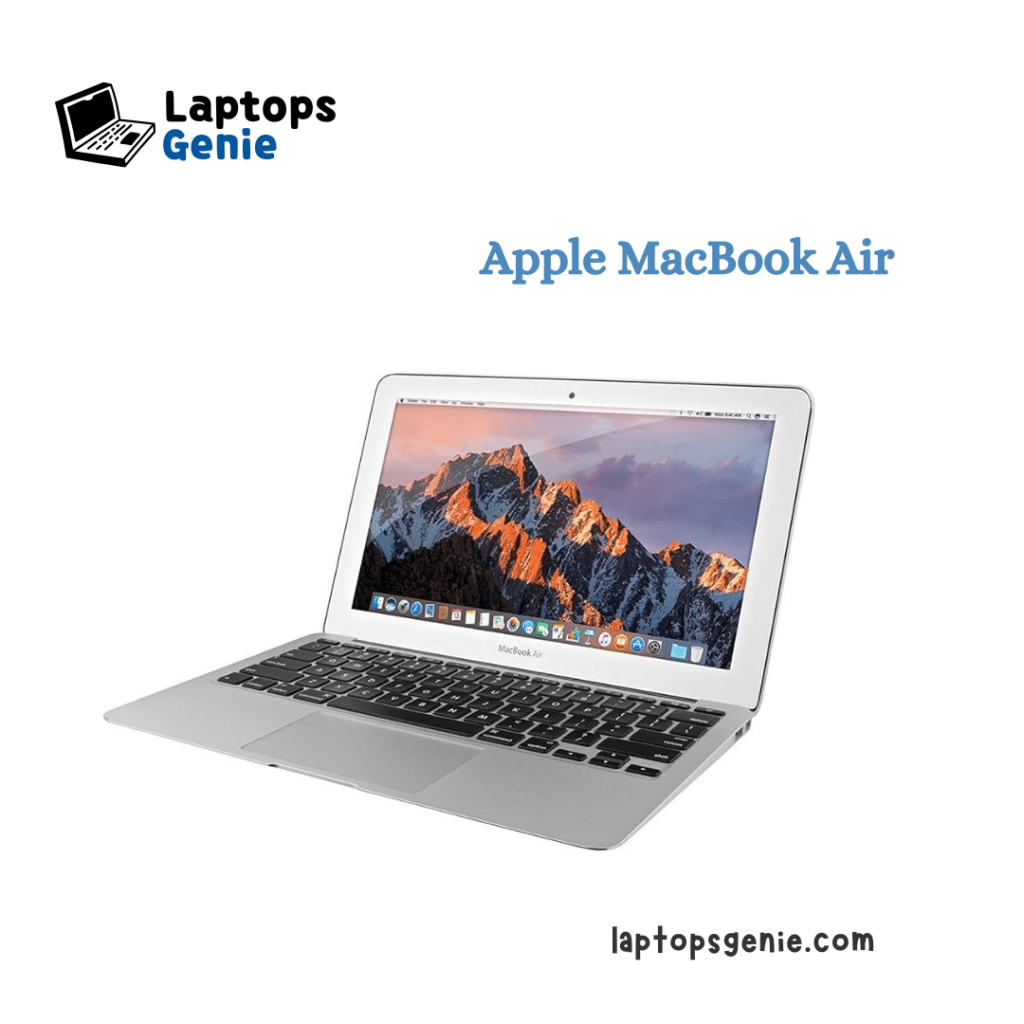 A view of Apple MacBook Air