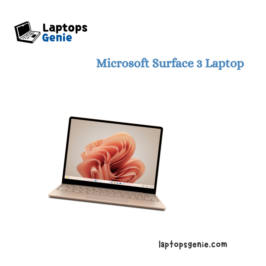 A view of Microsoft Surface Laptop 