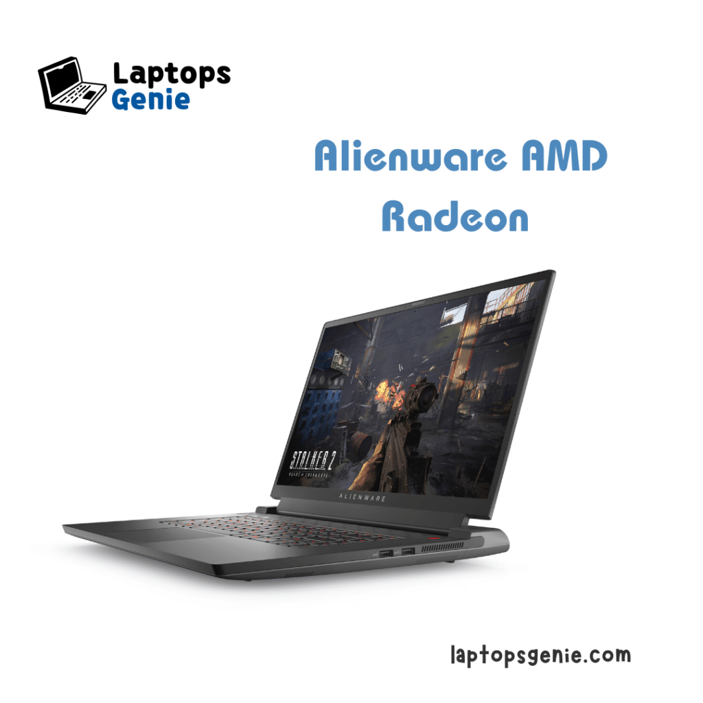 A view of the Alienware AMD Radeon 