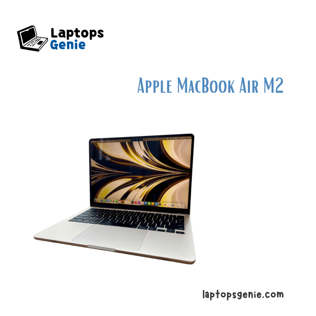 A view of the Apple MacBook Air M