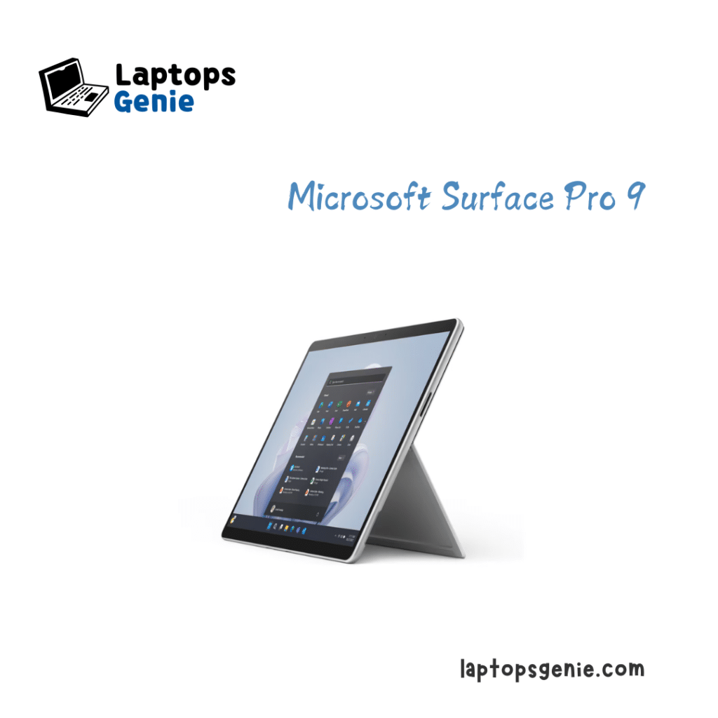 A view of the Microsoft Surface Pro  