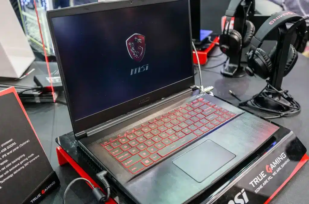 5.    MSI GF63 Gaming Laptop for Seniors