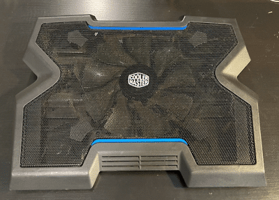 A top view of Cooler Master NotePal X Notebook Cooling Laptop Pad 