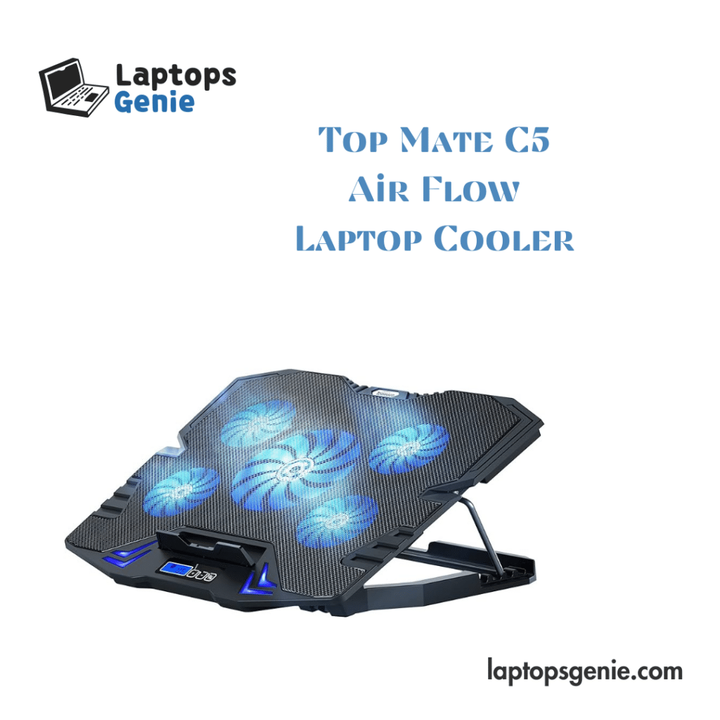 A view of Top Mate C Air Flow Laptop Cooler