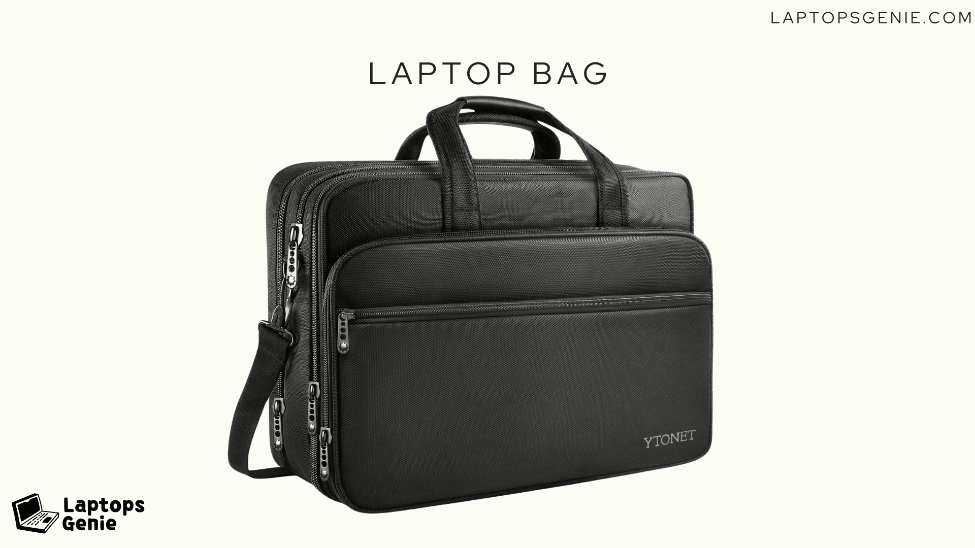 a laptop bag 