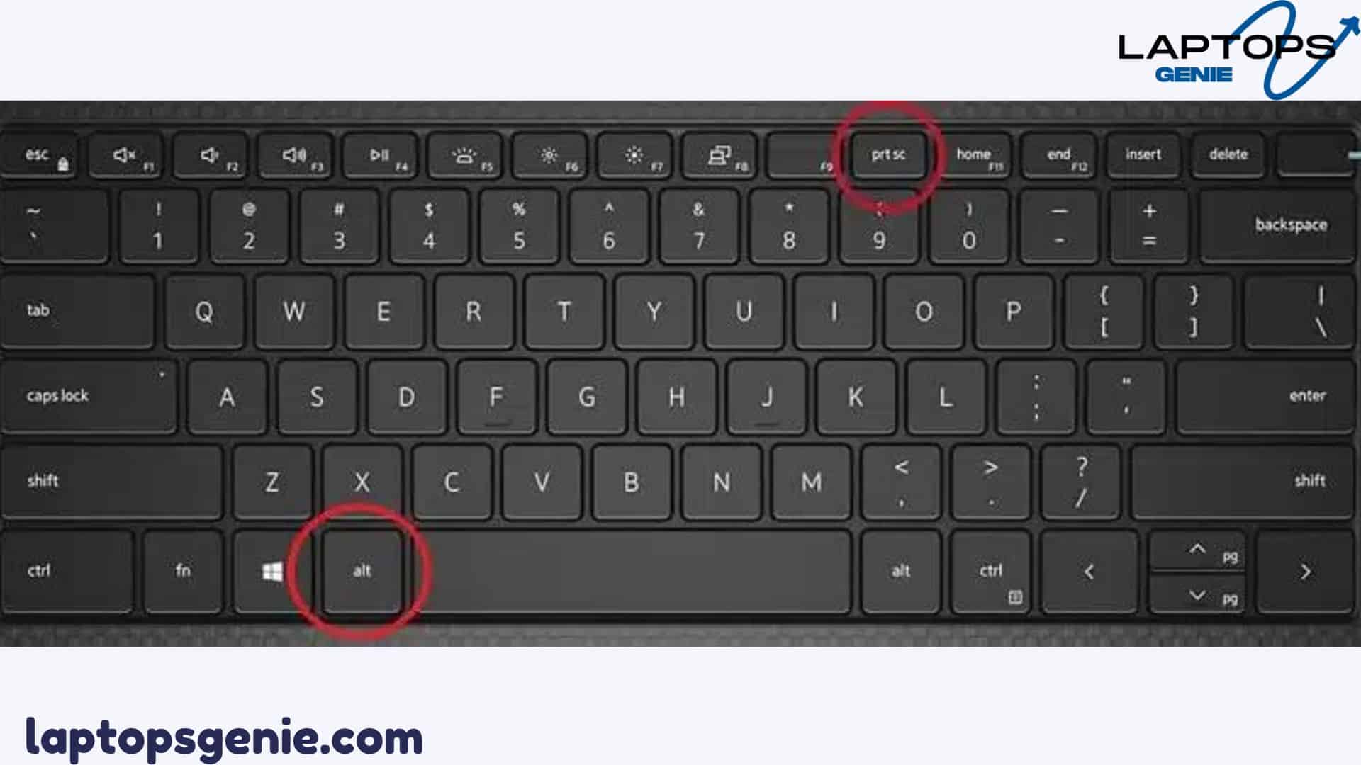 keyboard of a laptop to show how to take a ss