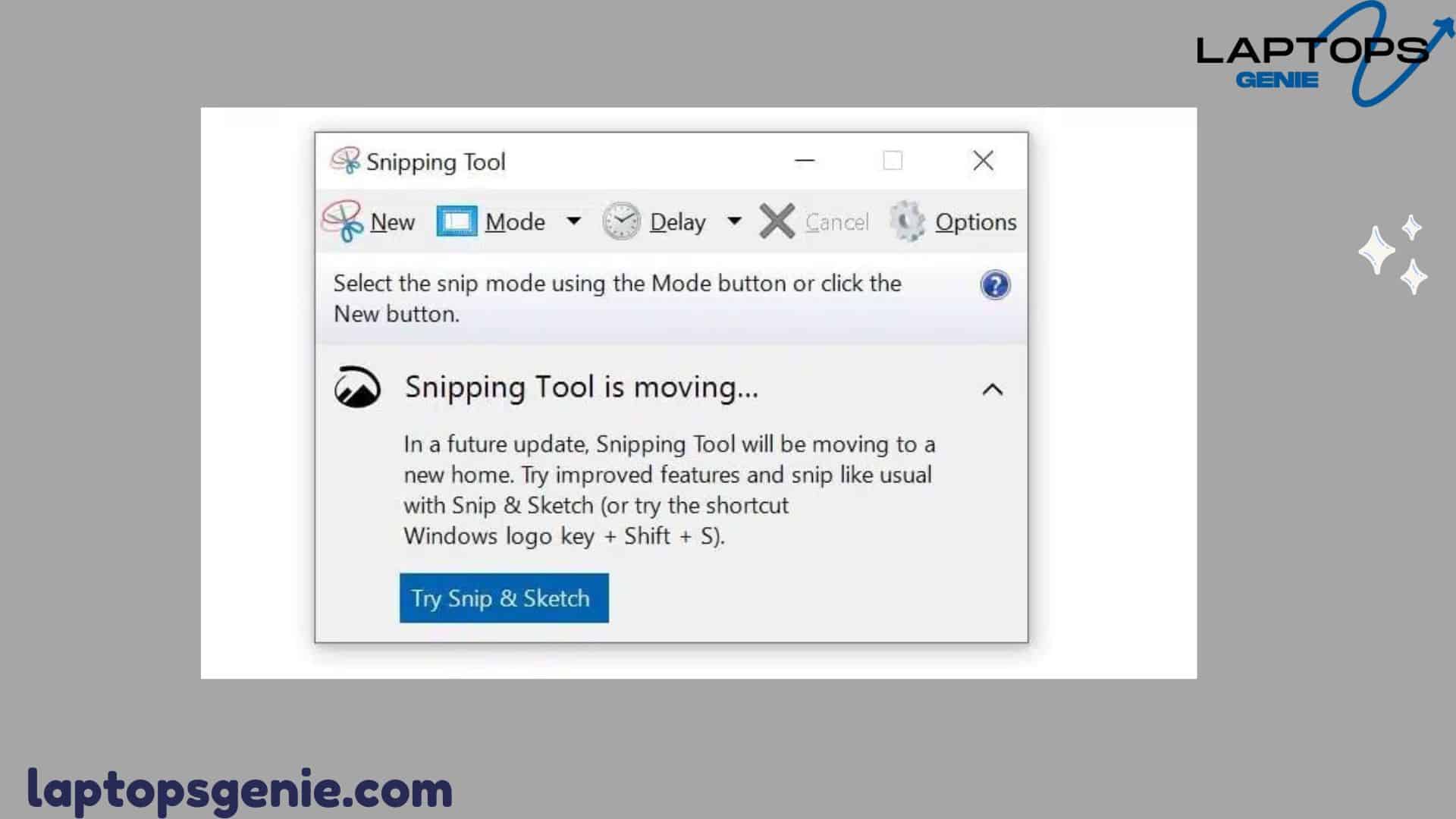 snipping tool on hp laptop