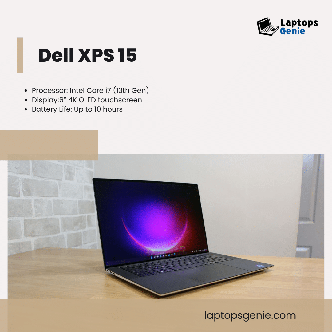 Dell XPS on table